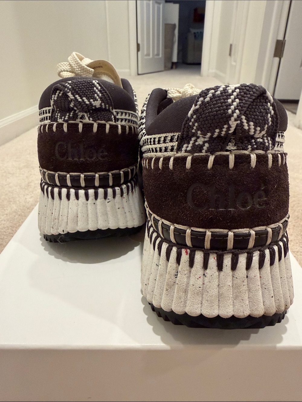 Chloé NAMA LOW TOP SNEAKER - Picture 3 of 8